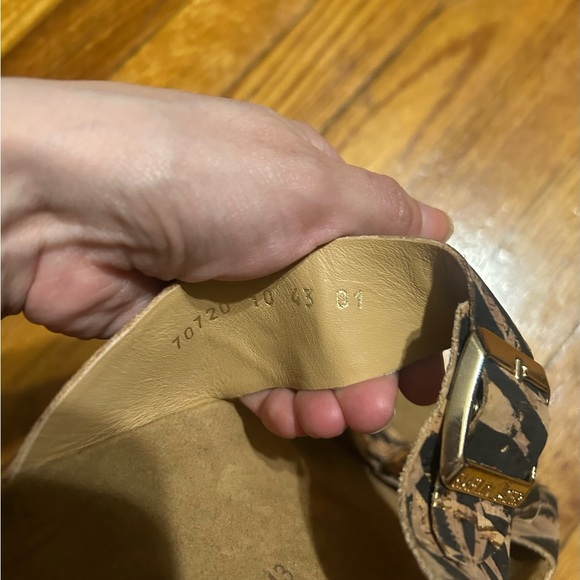 Haflinger Andrea Cork Zebra Print Sandals NWOB 43/ US 12 | eBay Haflinger Andrea Cork  Zebra Print Sandals NWOB 10